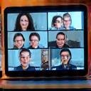 Digital workspace and remote collaboration icons